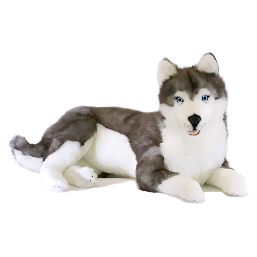 Jumbo Jett Husky Dog Teddy Bear Soft Toy