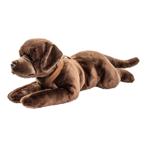 Chocolate labrador soft toy best sale