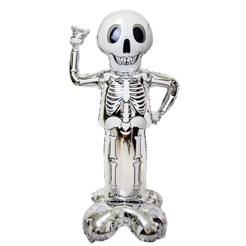 Standup Skelton Halloween Foil Balloon