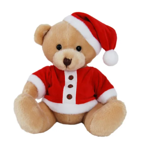 Christmas Santa Teddy Bear - Soft Toy