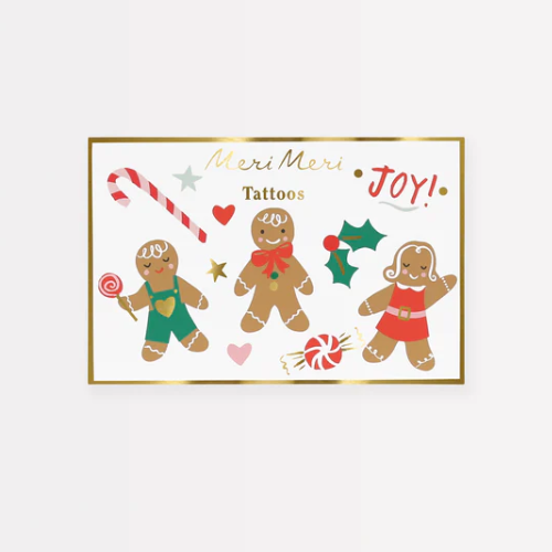 Gingerbread Tattoos - 2 Sheets