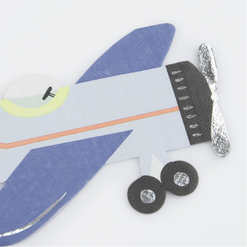 Airplane Shaped Paper Party Napkins Meri Meri Party