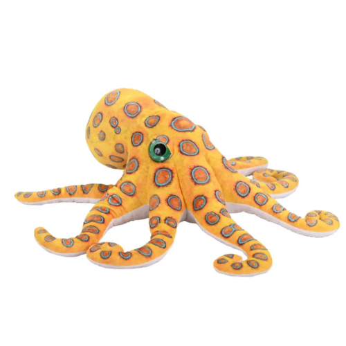 Blue Ring Octopus Soft Toy Teddy Bear