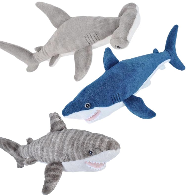 Large Shark Soft Toy Set | The Party Cupboard